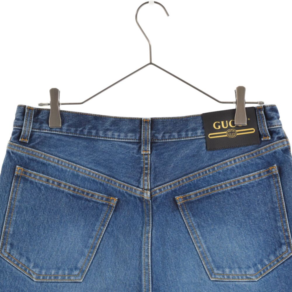 GUCCI グッチ 21SS Eco Denim Shorts デニムショートパンツ インディゴ