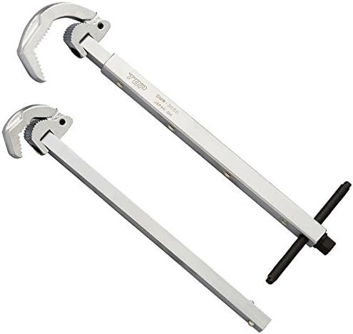 トップ工業 TOP 洗面 シンクレンチ セット 口開き10~32 30~50mm ハンドル三段階伸縮 リフォーム 水回り 水栓 配管工事 SMW-1050S 燕三条