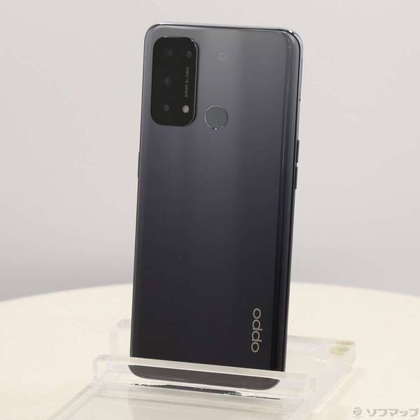 中古品〕 OPPO Reno5 A 128GB シルバーブラック CPH2199 SIM