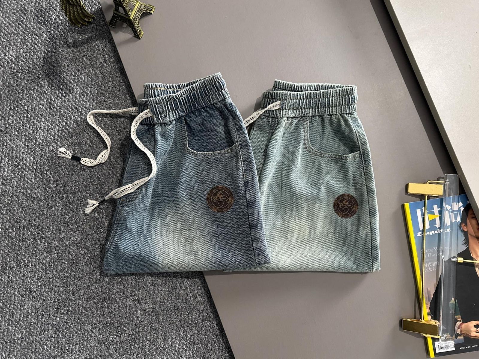 今日 LV 2025SS デニムショートパンツ