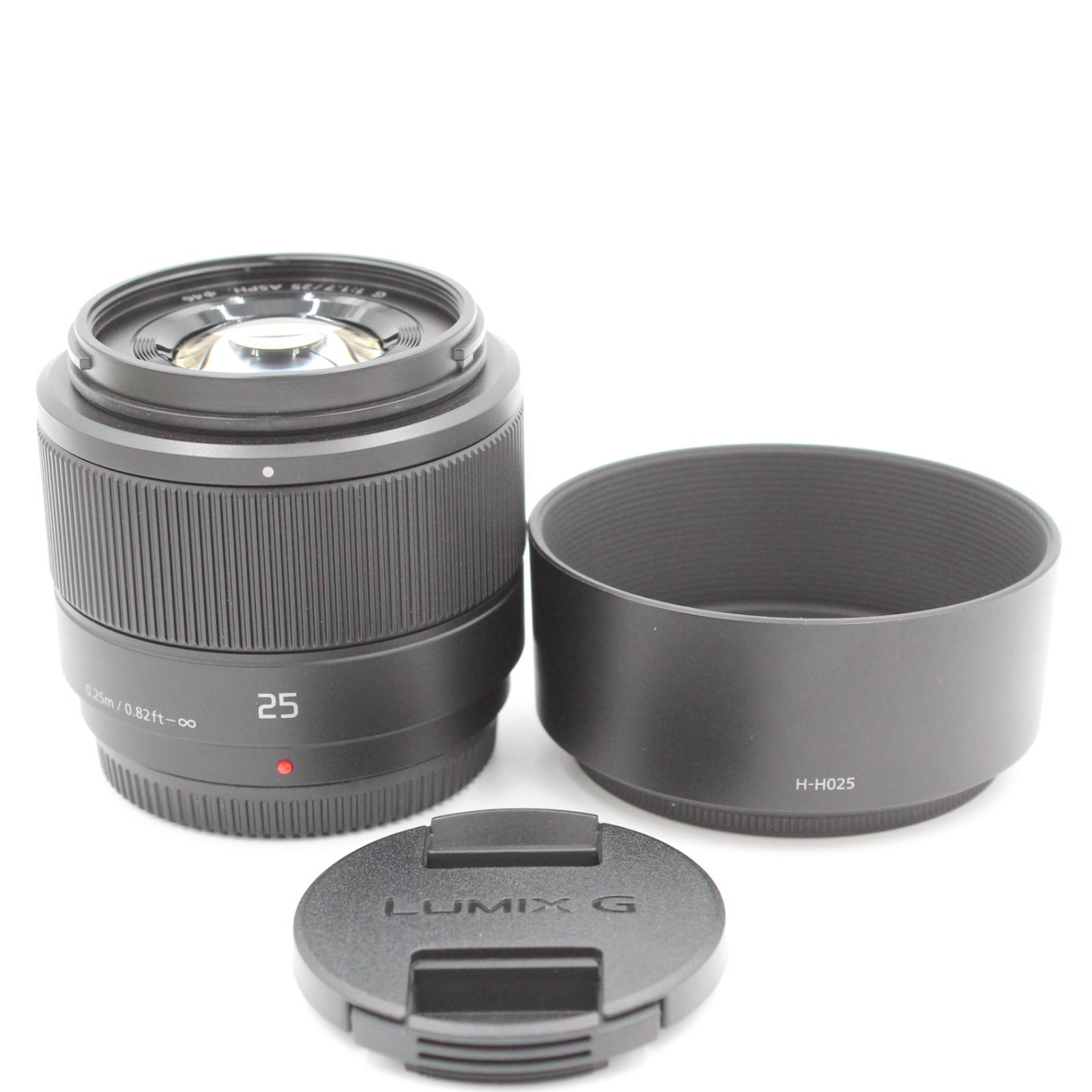 ☆新品級☆ PANASONIC パナソニック LUMIX G 25mm/F1.7 ASPH. ブラック