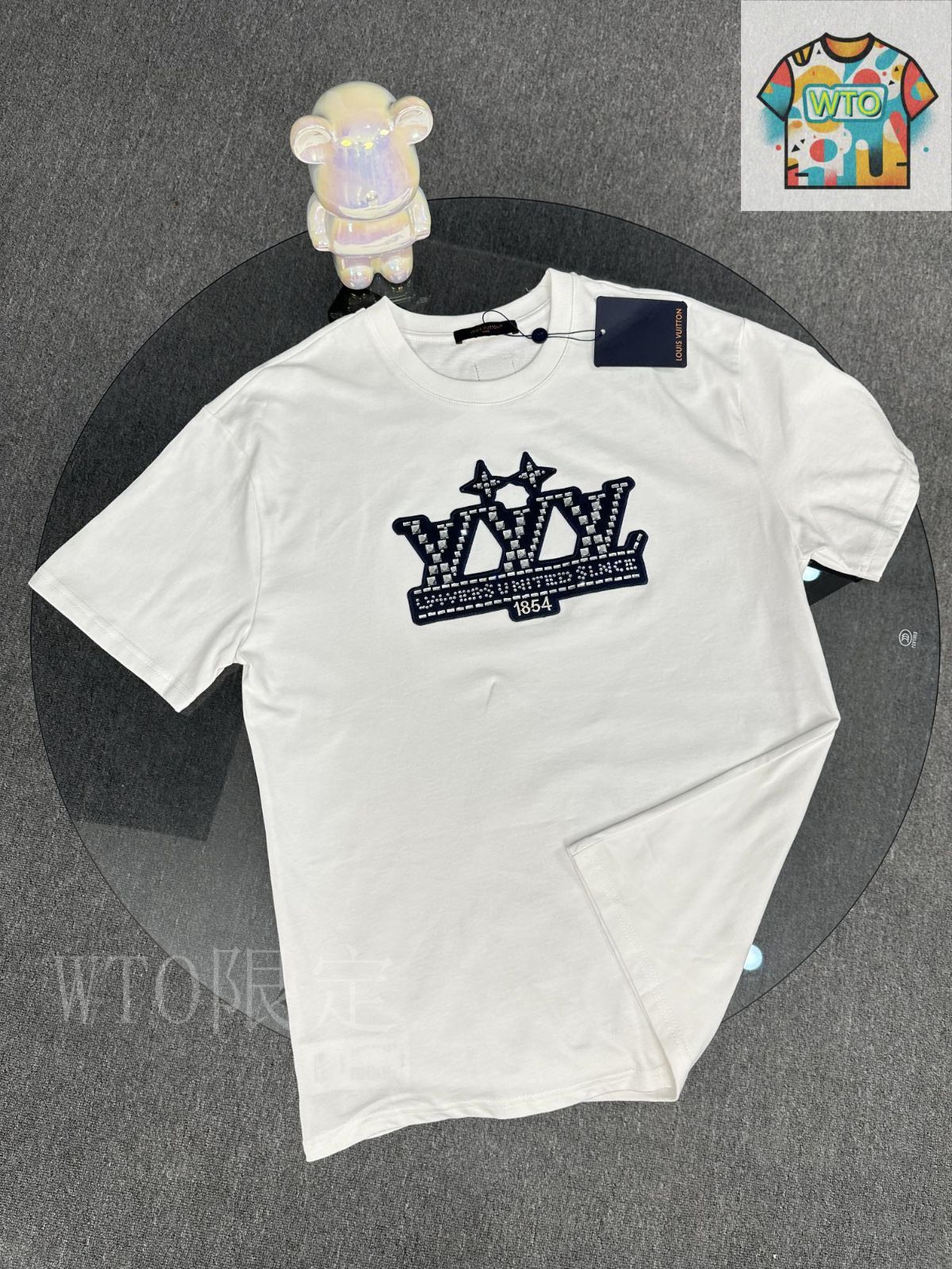 【大人気♡】Louis Vuitton Tシャツ 今日特価】Louis Vuitton 25SS 1854 ダイヤモンドレター