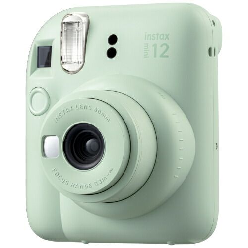 フィルム100枚付 富士フィルム チェキ12 instax mini12 ミントグリーン チェキカメラ12GREEN