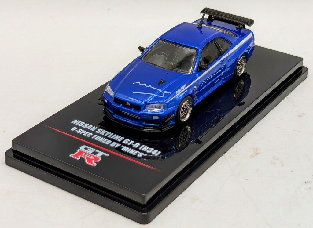 INNO Models 1/64INNO64 NISSAN スカイライン GT-R (R34) V-SPEC Tuned by `MINE`S` R34VSMIN