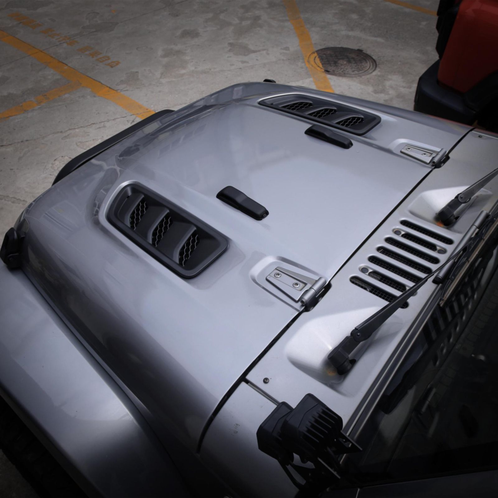 ラングラー JK ボンネット JL風 JLスタイル フード ジープ JEEP