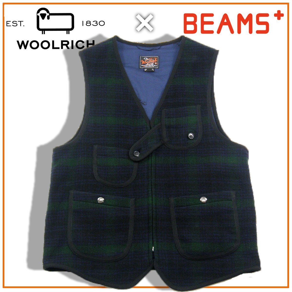WOOLRICH x BEAMS PLUS ウールリッチ ビームスプラス 別注 イタリア製 BIG GAME HUNTING PANTS ビッグゲームハンティングパンツ 11-24-2606-089 S BLACKWATCH 定価49,500円 ボトムス【新古品】【中古】【WOOLRICH × BEAMS PLUS】 新年のご挨拶と今こそ欲しい名品とは。｜ビームス プラス 丸の内｜BEAMS