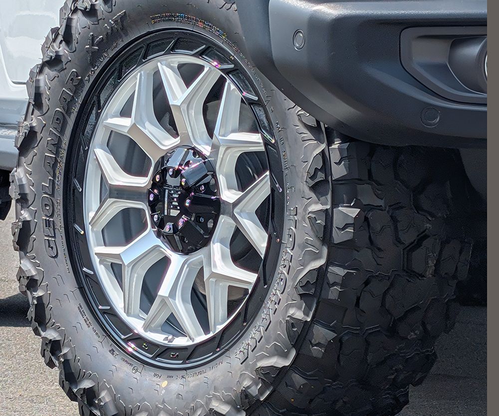 JL JK ラングラー タイヤホイールセット 20インチ InFerno YOKOHAMA ジオランダー X-MT G005 35x12.50R20