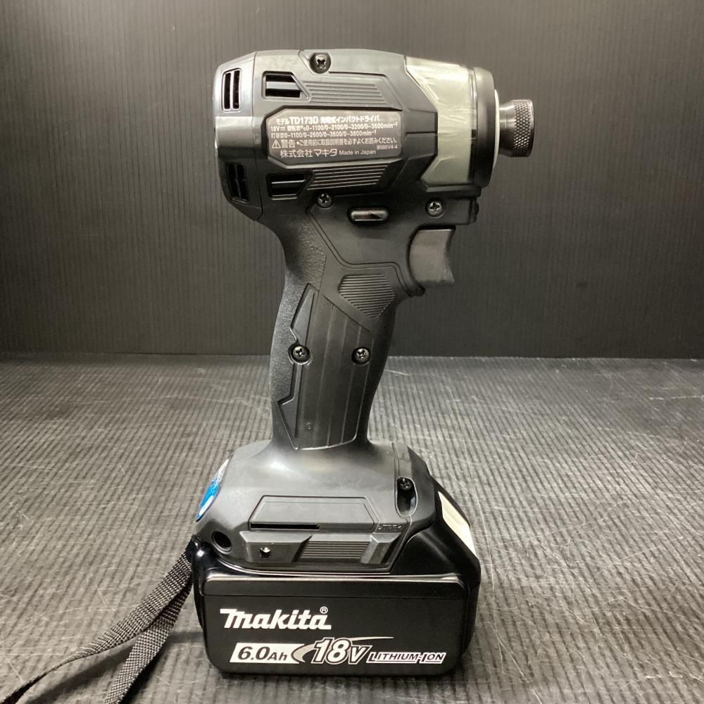 ♥品 makita|マキタ TD173DZB 18V充電式インパクトドライバ バッテリ付 203
