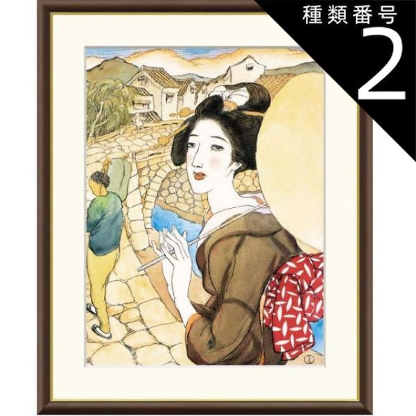 種類2：f6 額絵 竹久夢二 眼鏡橋 f8・f6・f4サイズ 日本の名画シリーズ