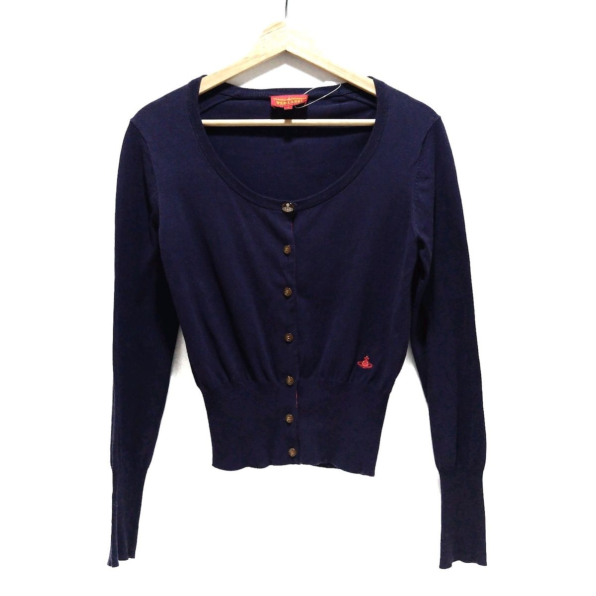 Vivienne Westwood RED LABEL カーディガン パープル VivienneWestwoodRedLabel(ヴィヴィアンウエストウッドレッドレーベル