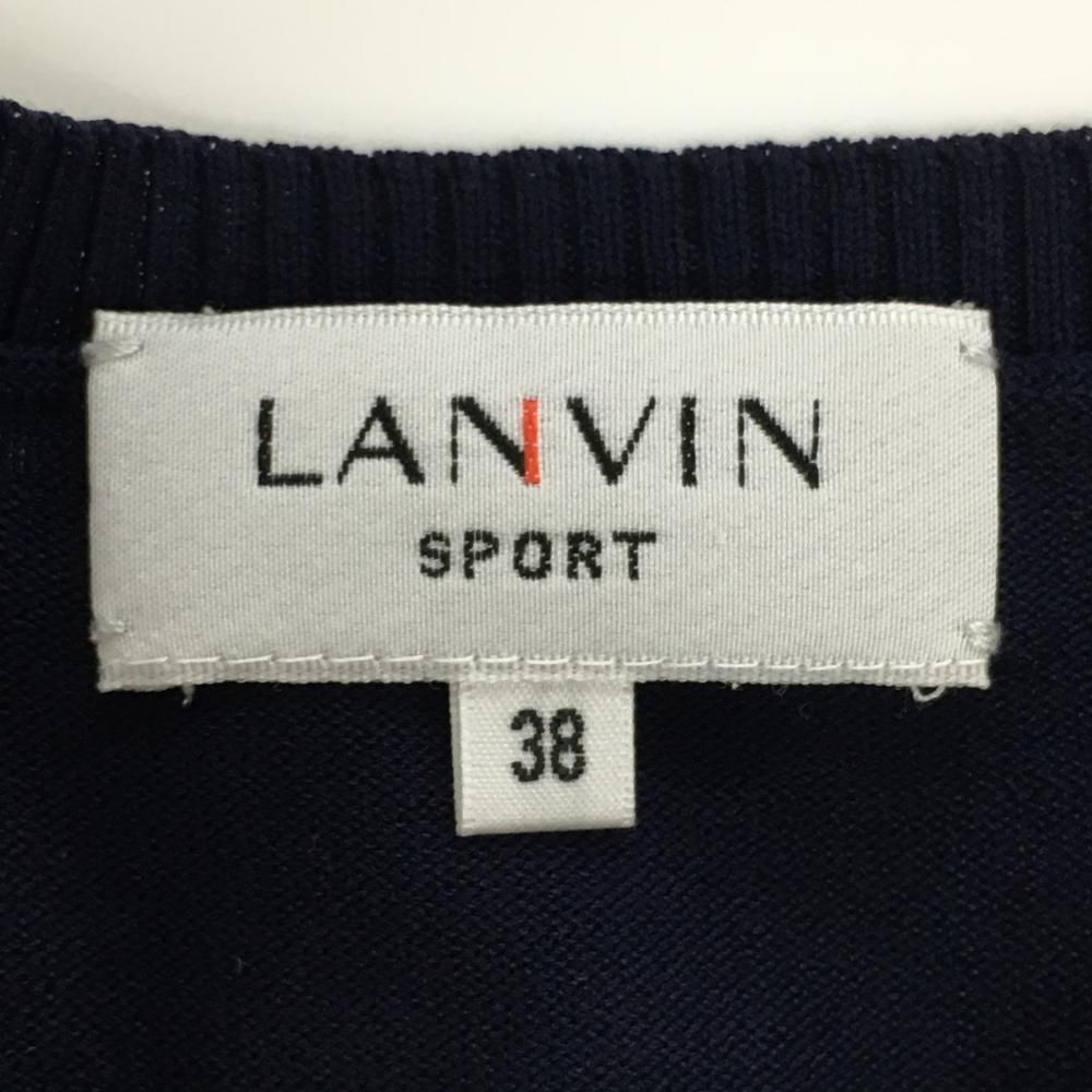 LANVIN SPORT ネイビー チュニック 40 LANVIN SPORT 【WEB限定大きいサイズ展開あり】ワイドロング