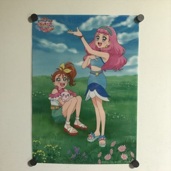トロピカル〜ジュ！プリキュア 夏海まなつ＆ローラ B2ビジュアルクロス 映画トロピカルージュプリキュア 描き下ろしB2ビジュアルクロス