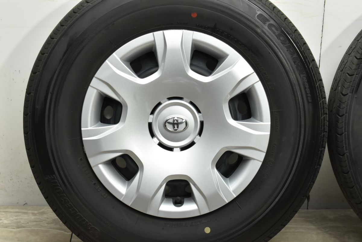 バリ溝 美品】トヨタ 200 ハイエース 純正 15in 6J +35 PCD139.7
