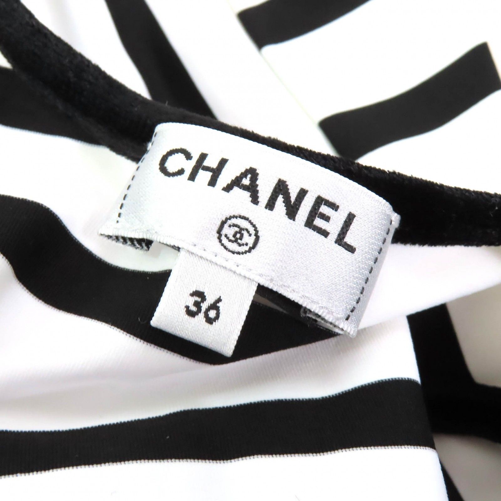 新品未使用　vintage CHANEL スイムウェア　トップス　サイズ34 新品未使用 vintage CHANEL スイムウェア トップス サイズ34