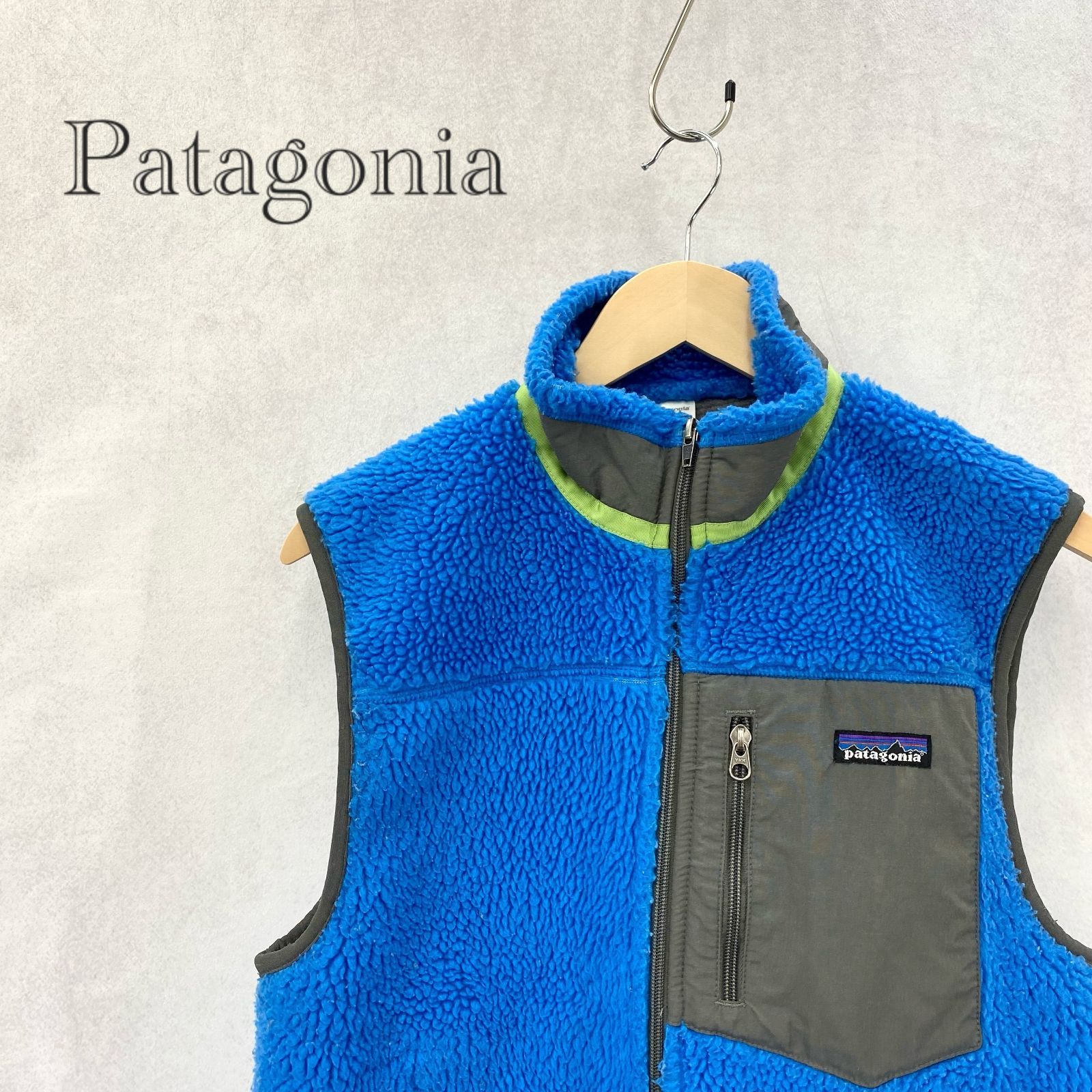 patagonia フリースベスト メンズXS イエロー/ブルー 楽天市場】EUモデル パタゴニア patagonia フリース ベスト