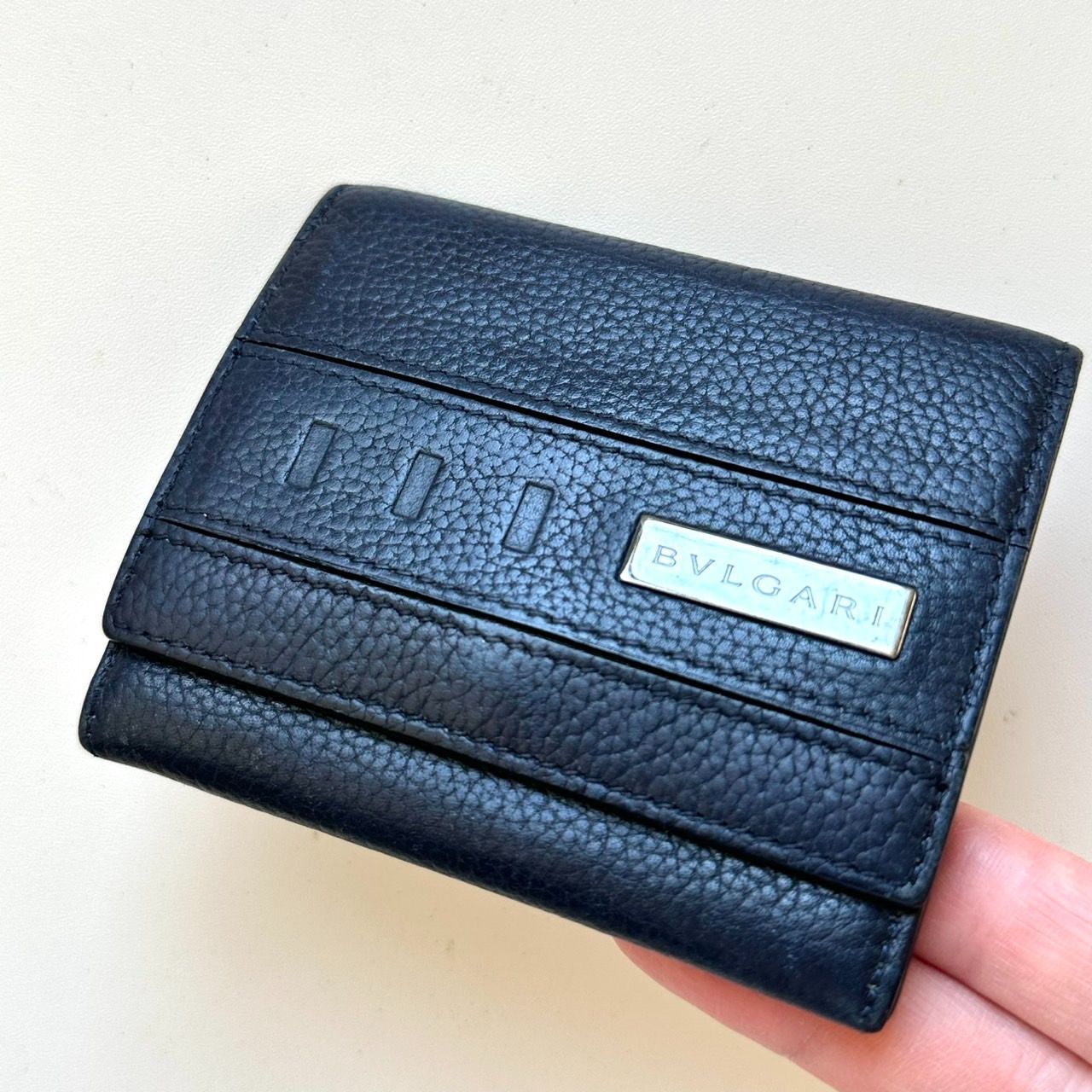 BVLGARI ネイビー コインケース 楽天市場】BVLGARI MAN ブルガリブルガリマンホック式小銭入れ