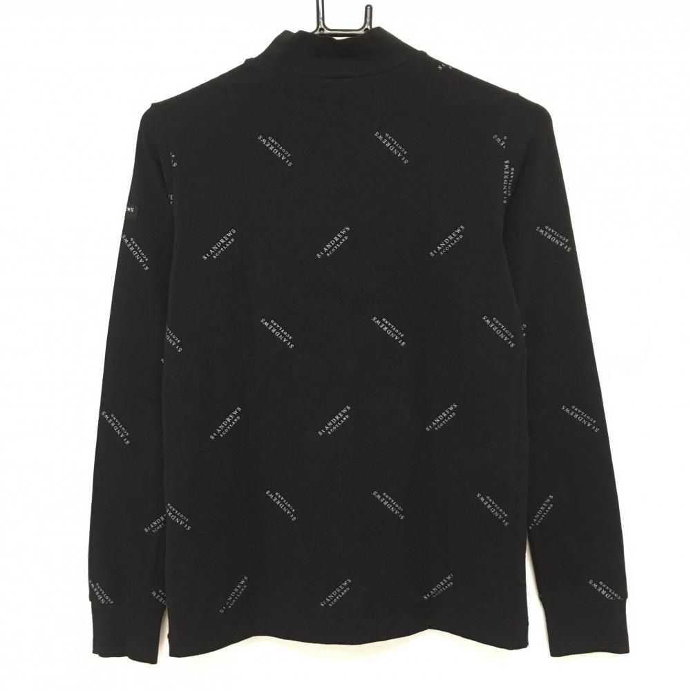 ST ANDREWS 黒 ハイネック シャツ 未使用】セントアンドリュース