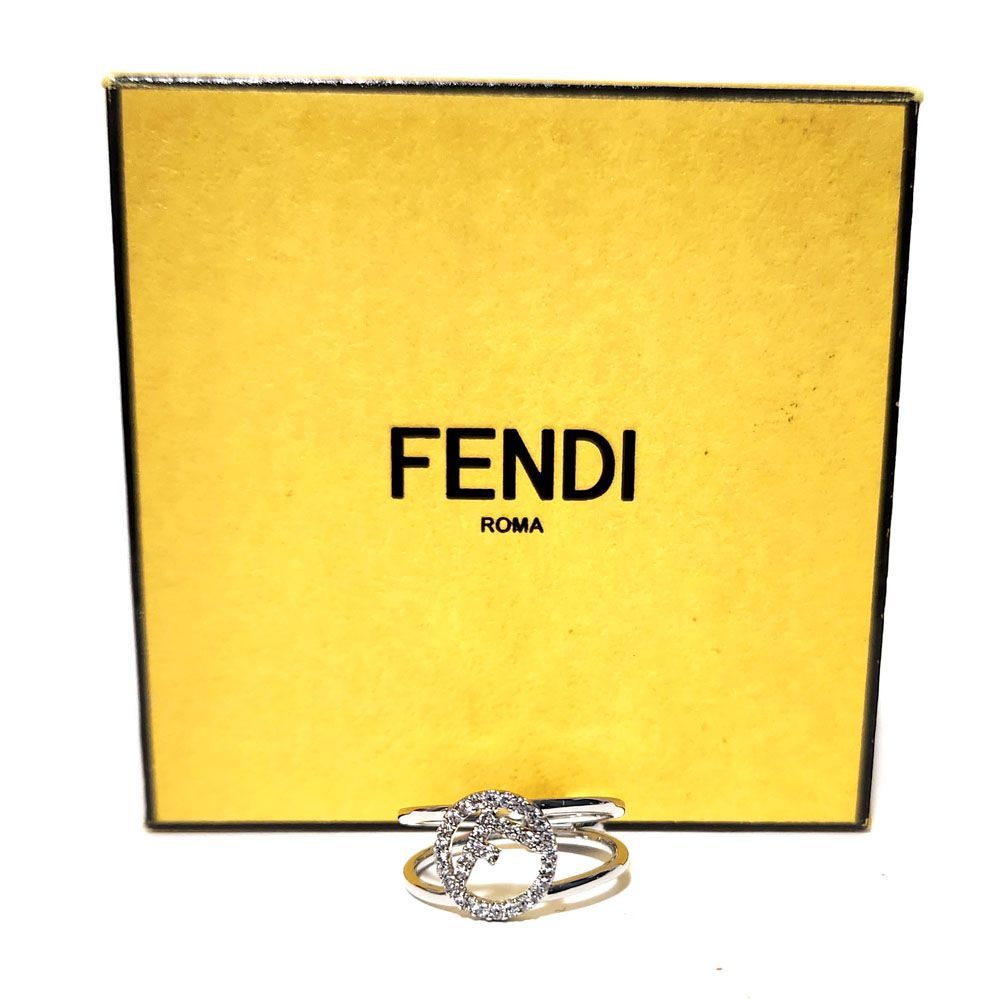 フェンディ FENDI エフイズフェンディ リング PR.37.22 メタル 中古A フェンディ FENDI エフイズフェンディ リング PR.37.22 メタル 中古A