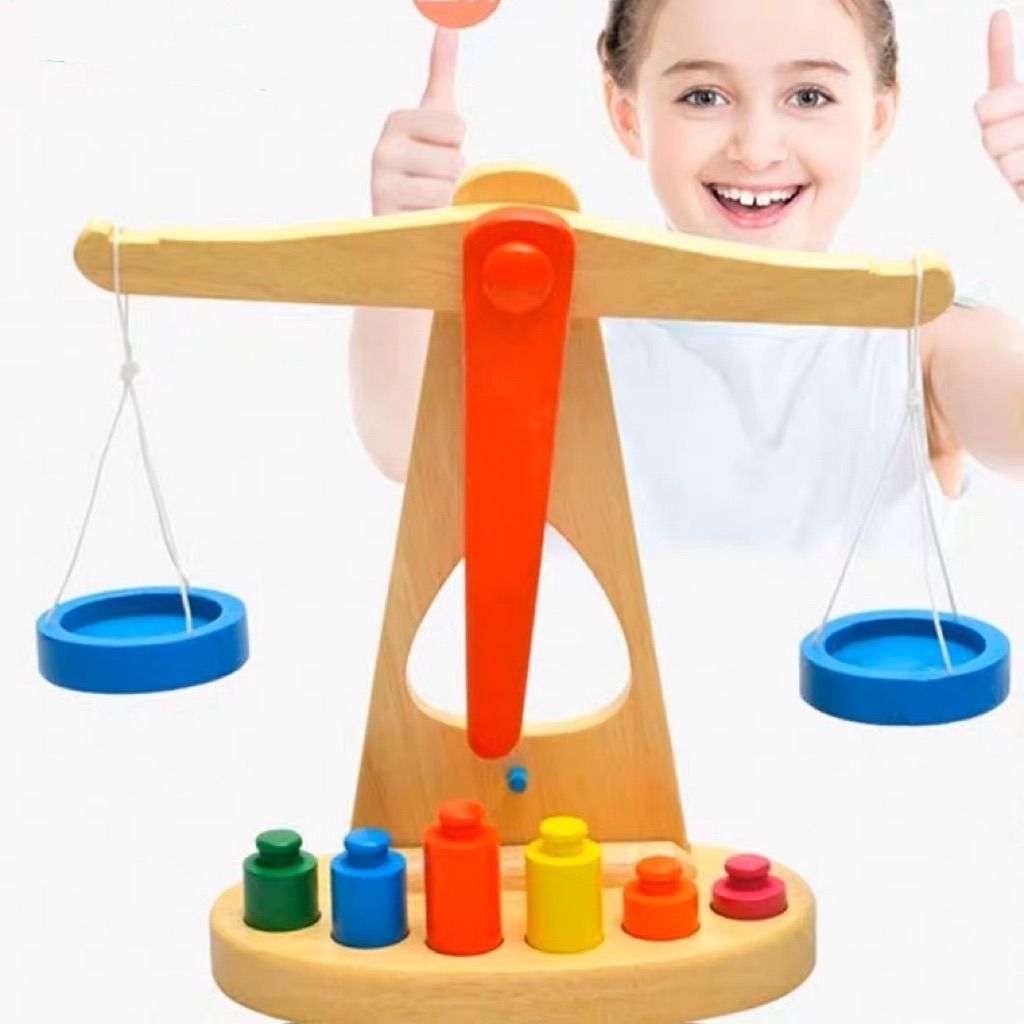 おもちゃはかり知育玩具てんびん木製おもちゃ玩具子供キッズ知育勉強