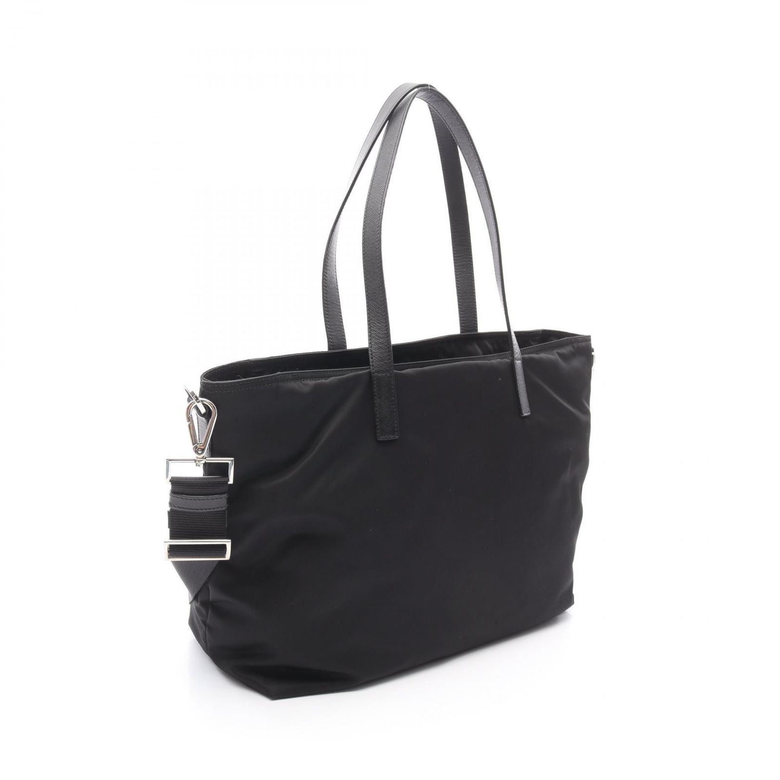 プラダ PRADA トートバッグ ブラック ナイロン サフィアーノ