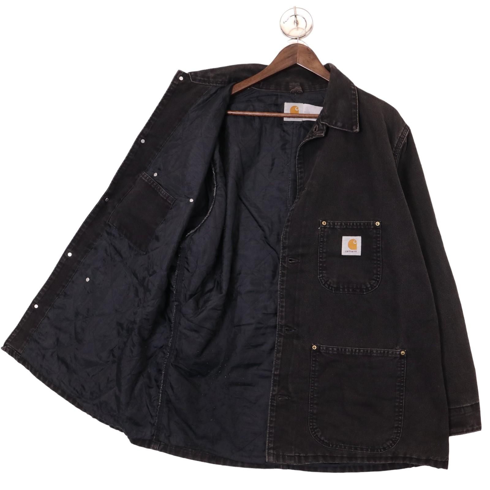 00年代 Carhartt カーハート ミシガンチョアコート ワーク ブラック 
