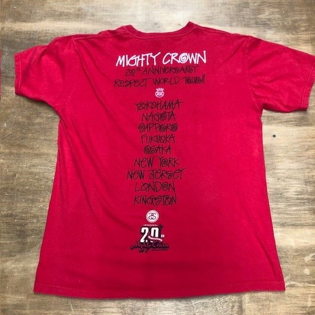 Stussy Mighty Crown 20周年記念Tシャツ サウンドシステム