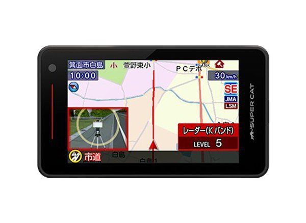 ♥ Yupiteru ユピテル SUPER CAT YK-2000 レーザー-レーダー探知機