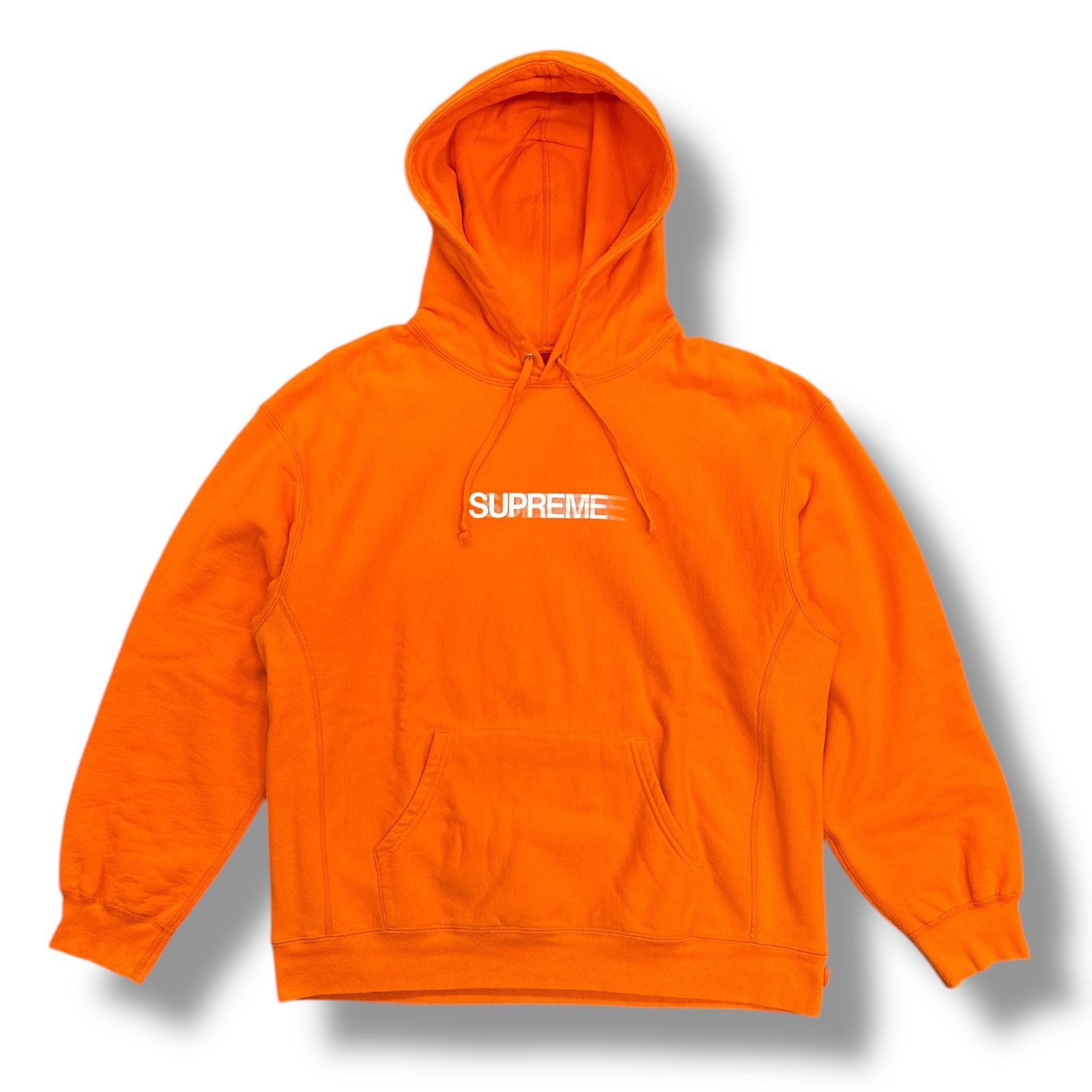 Supreme 23SS Motion Logo Hooded Sweatshirt モーションロゴ スウェット パーカー シュプリーム L オレンジ 87616A2