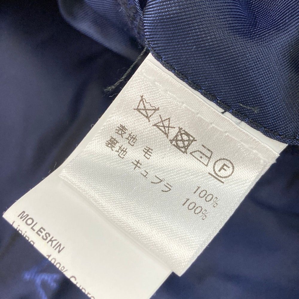 ISAIA イザイア チェスターコート ネイビー系 52 [240101323623
