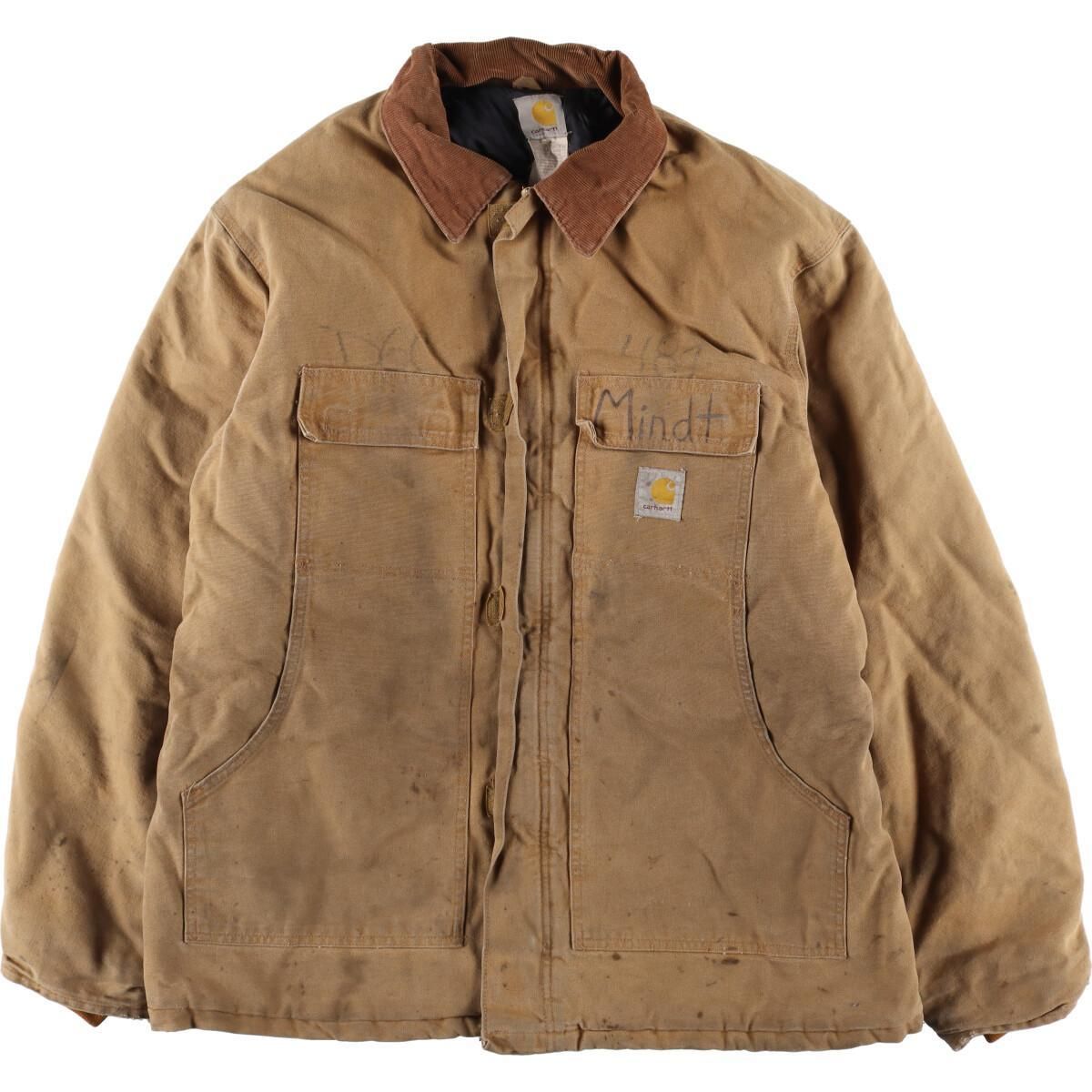 古着 90年代 カーハート Carhartt トラディショナルコート ダック地ワークジャケット USA製 メンズXL ヴィンテージ/eaa286641