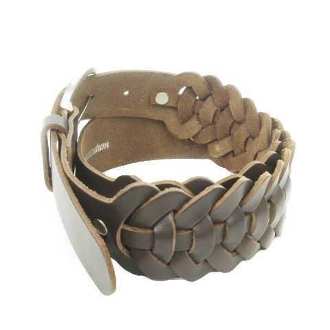【美品】アクアスキュータム　ベルテッドレザーコート　ブラウン 美品】アクアスキュータムベルテッドレザーコートブラウン