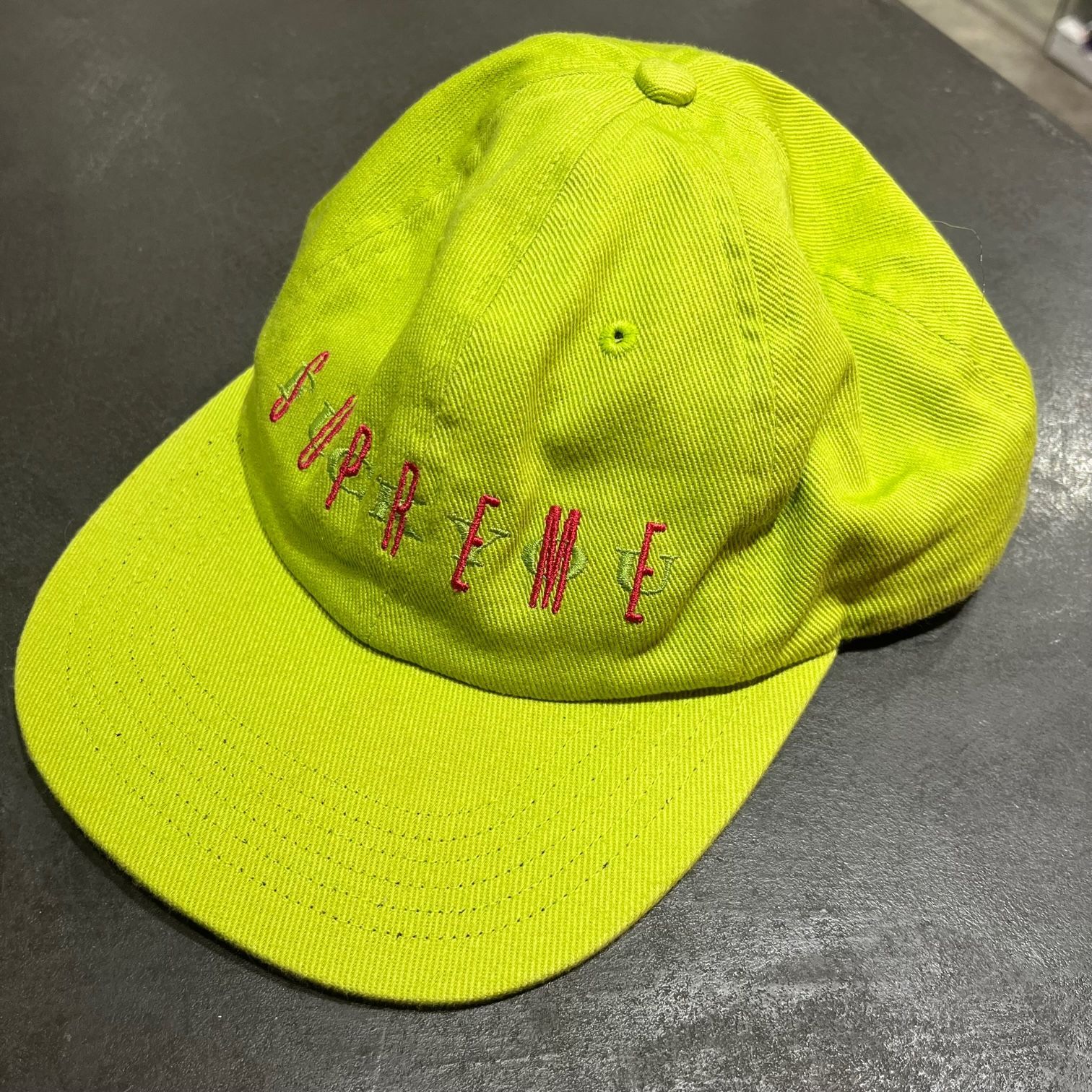 国内正規 Supreme 19AW Fuck You 6-Panel 刺繡 ロゴ キャップ