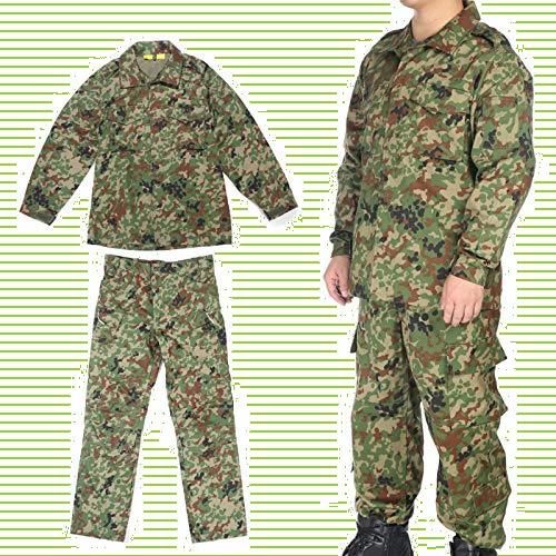 Broptical 陸上自衛隊 迷彩 戦闘服3型 ベルト付 上下セット XL 大きい