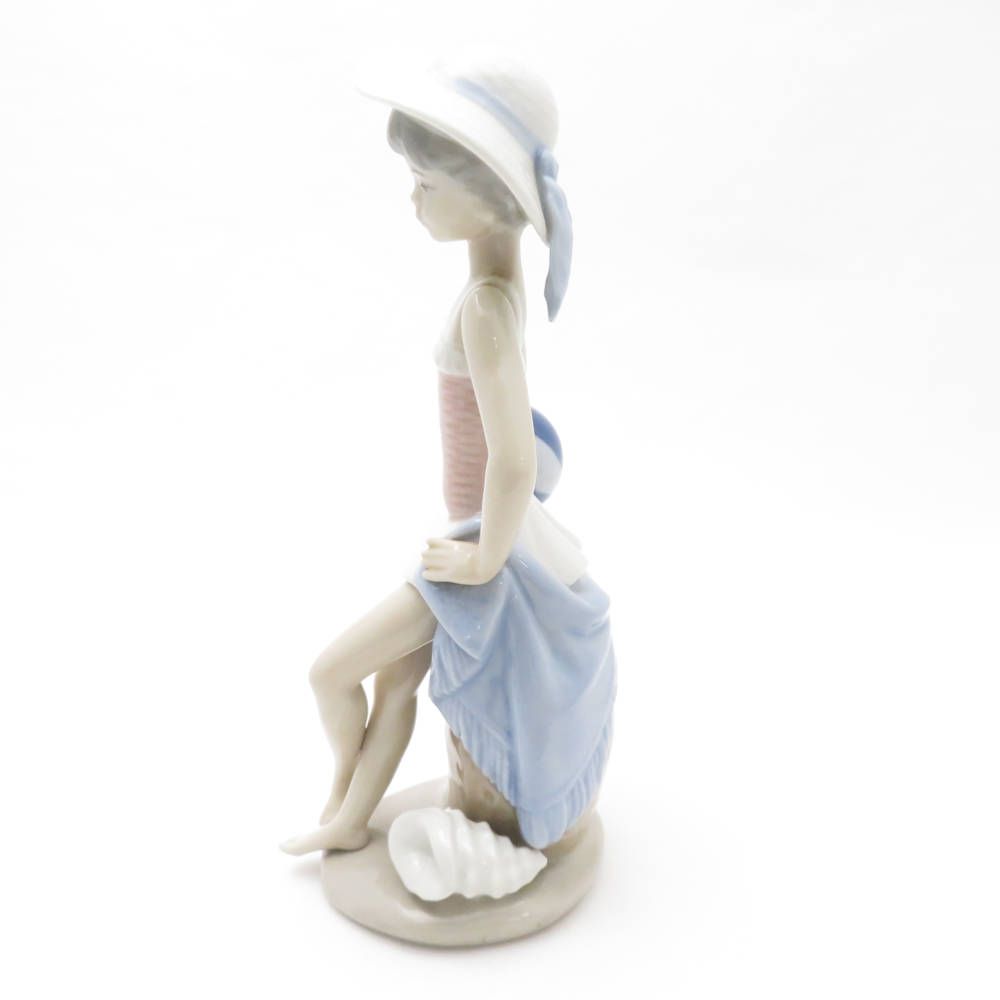 美品 LLADRO リヤドロ Verano In Fantil (Summer/サマー)5219 フィギュリン 1点 夏 ビーチ ガール 少女 置物  陶器人形 SU8134C - メルカリ