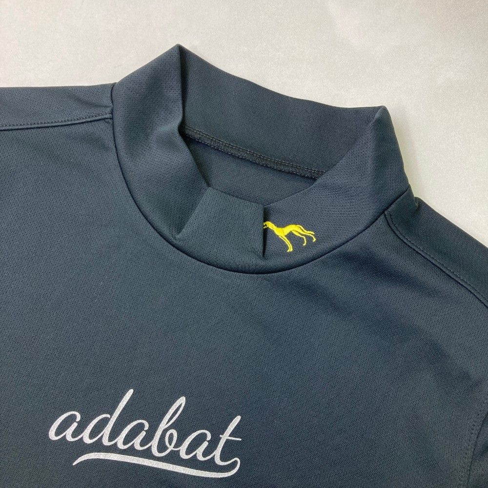 サイズ：36 ADABAT アダバット ハイネック 半袖ワンピース ブラック系