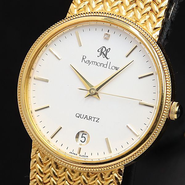 美品 稼働品 RAYMONDWEIL メンズ腕時計 白色文字盤