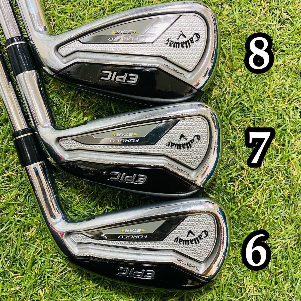 Callaway - 【美品】エピックフォージドスター　7番アイアン　純正スチール　S 良品】キャロウェイ エピックフォージドスター メンズアイアン