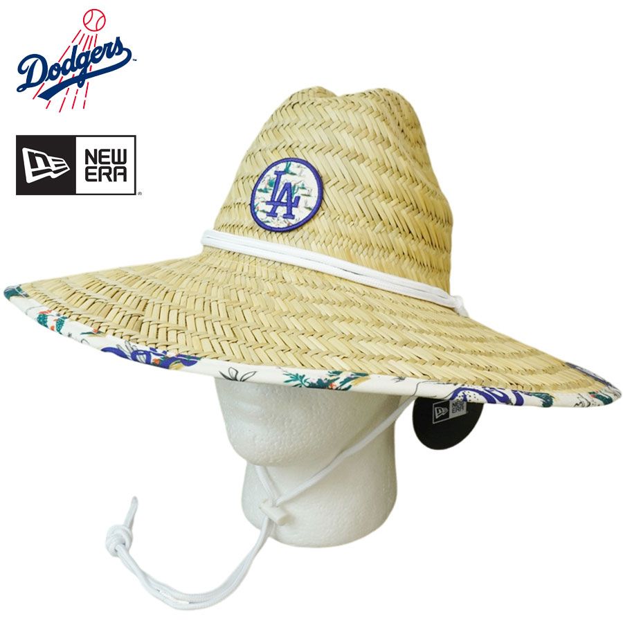 ロサンゼルス・ドジャース ストローハット セット NEW ERA ニューエラ ロサンゼルス ドジャース公式 STREW HAT ストロー