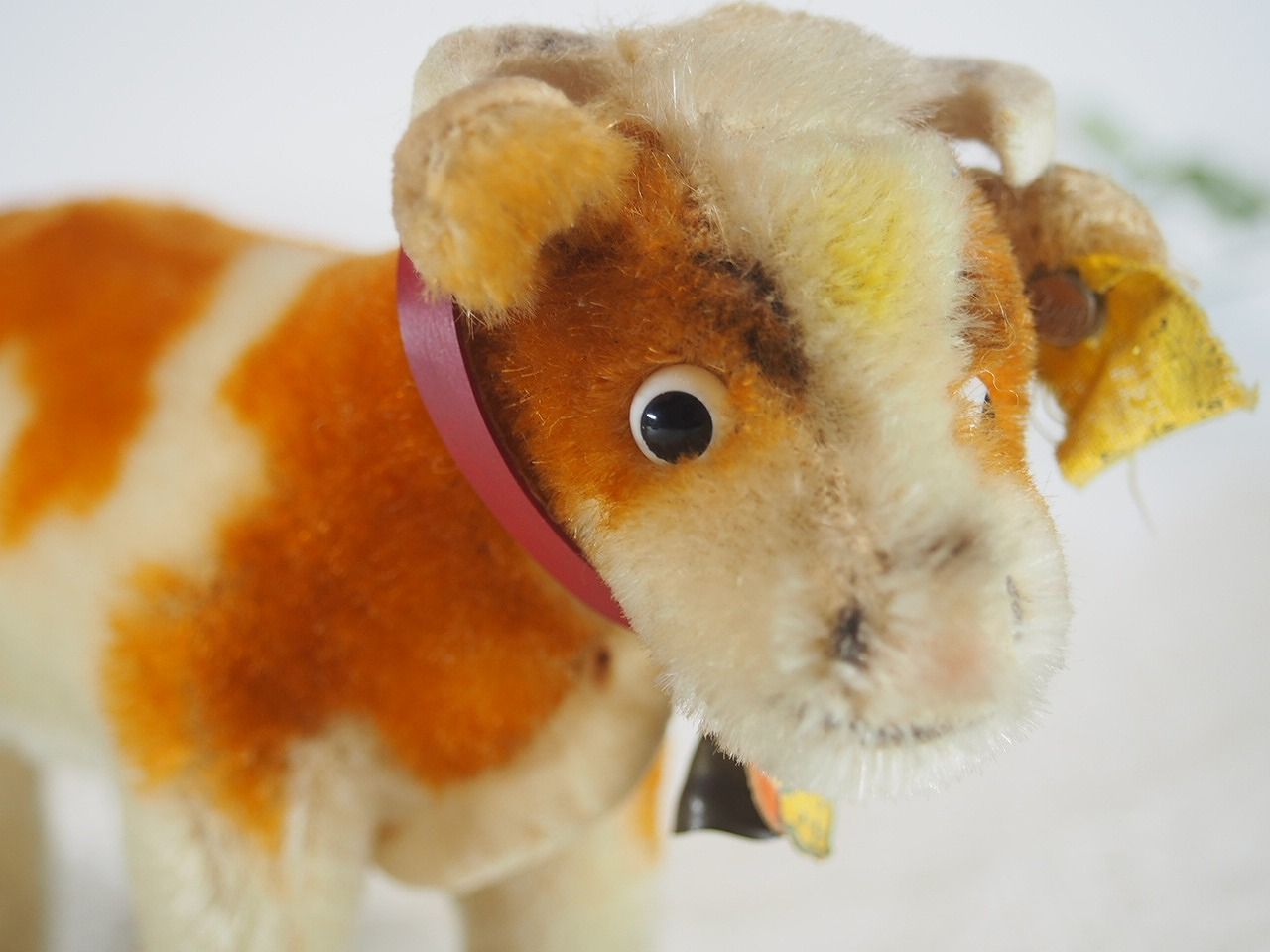 Steiff - シュタイフ★Cow Bessy★ウシのベッシー/牛★ビンテージ★Steiff シュタイフ☆Cow Bessy 12cm オールID's完品☆ウシのベッシー/牛