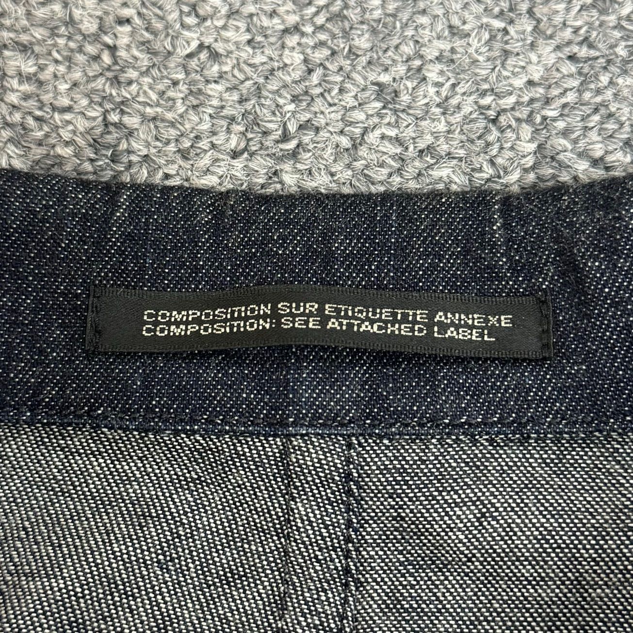 Yohji Yamamoto POUR HOMME ロング デニムジャケット 切替 コート 