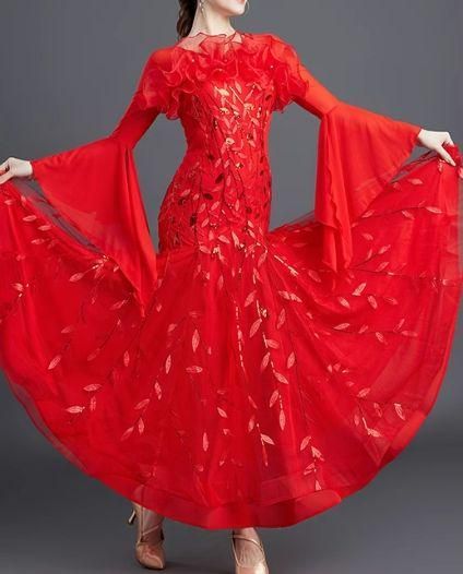 社交ダンスドレス ラテンドレス 刺繍 競技 ルンバ オーダーメイド LLC-HASEGAWATOSO_COM