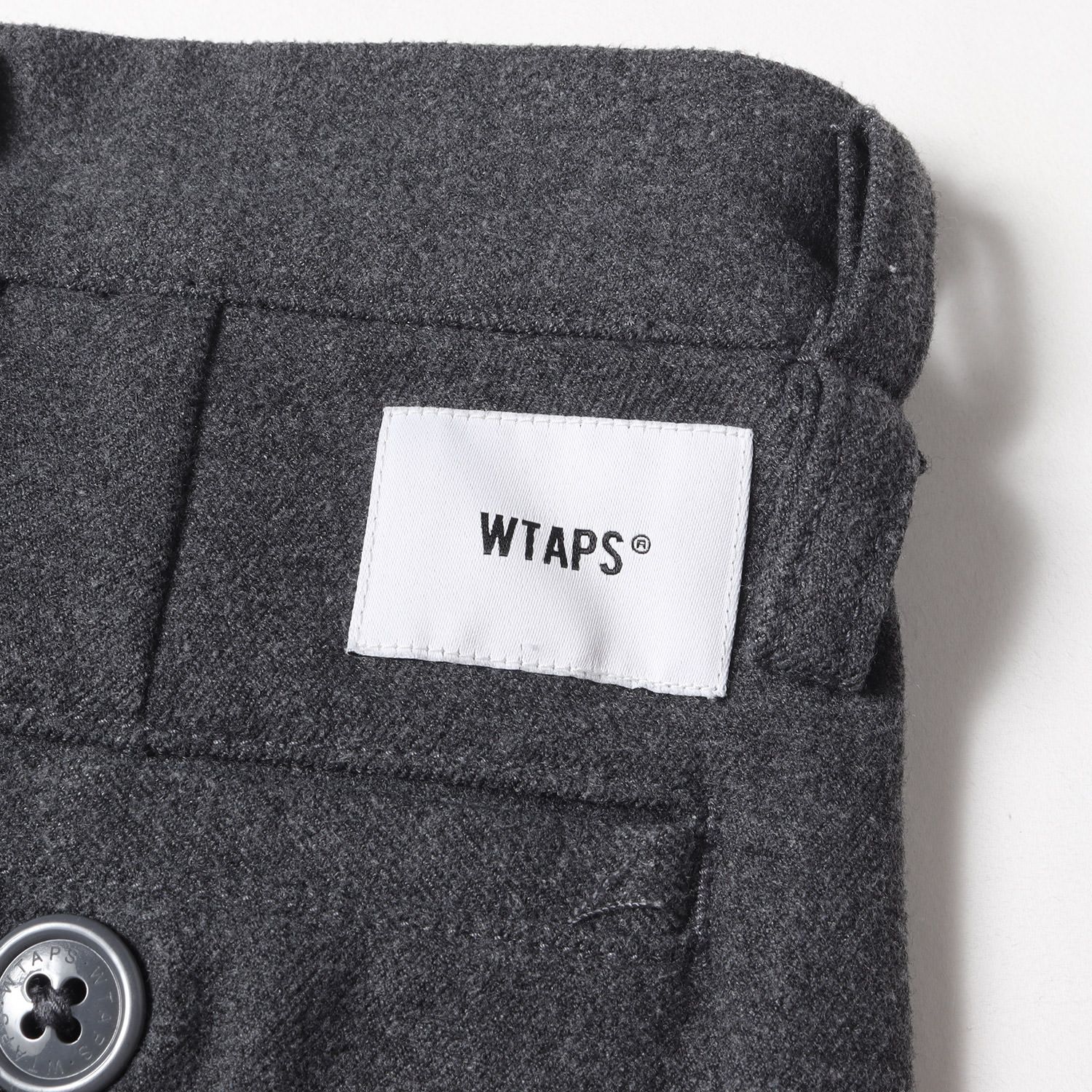 WTAPS ダブルタップス パンツ サイズ:S 22AW 2タック ストレッチ スラックスパンツ TUCK TROUSERS RAPO. TWILL  チャコール ボトムス ズボン【メンズ】 - メルカリ