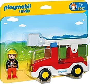 【中古】プレイモービル 梯子消防車