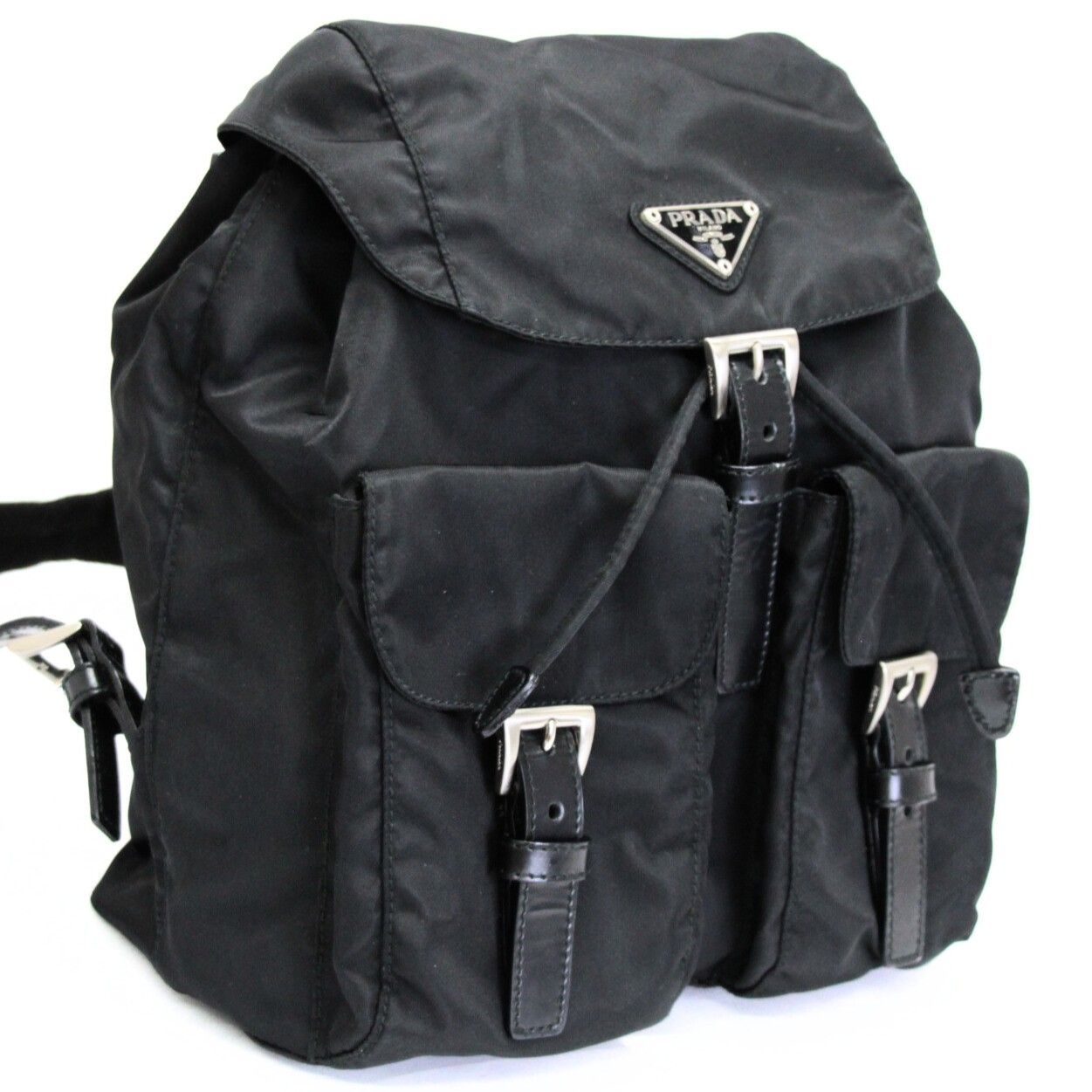 PRADA プラダ リュック バックパック　三角ロゴ セール】プラダ☆ナイロン 三角ロゴ バックパック☆1BZ005