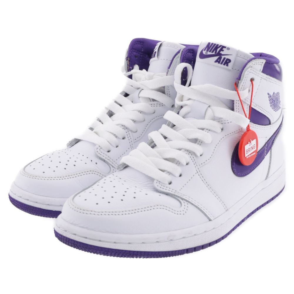 NIKE (ナイキ) WMNS AIR JORDAN 1 HIGH OG Court Purple CD0461-151 ウィメンズ エアジョーダン  コートパープル ハイカットスニーカー パープル US6/23cm - メルカリ