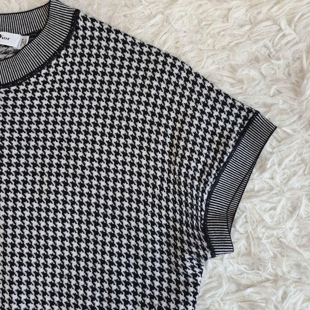 美品 Christian Dior ディオール 千鳥格子 半袖ニット 美品 Christian Dior ディオール 千鳥格子 半袖ニット 【公式通販】