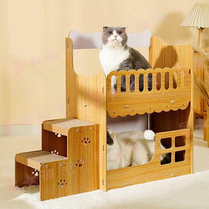 キャットハウス キャット タワー ネコ 猫 木製 ボックス BOX おもちゃ