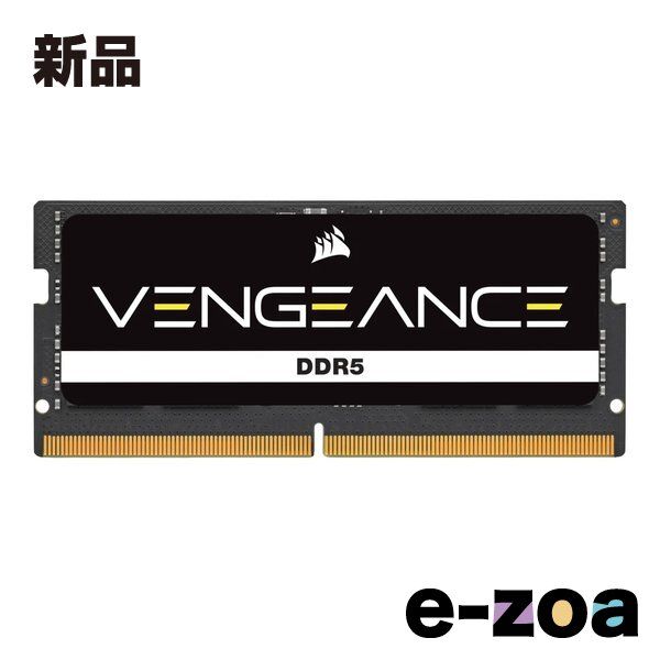 CORSAIR  コルセア VENGEANCE DDR5 SODIMM 16GB  1x16GB  DDR5 4800 PC5-38400 C40 CMSX16GX5M1A4800C40 CMSX16GX5M1A4800C4 (2555333)