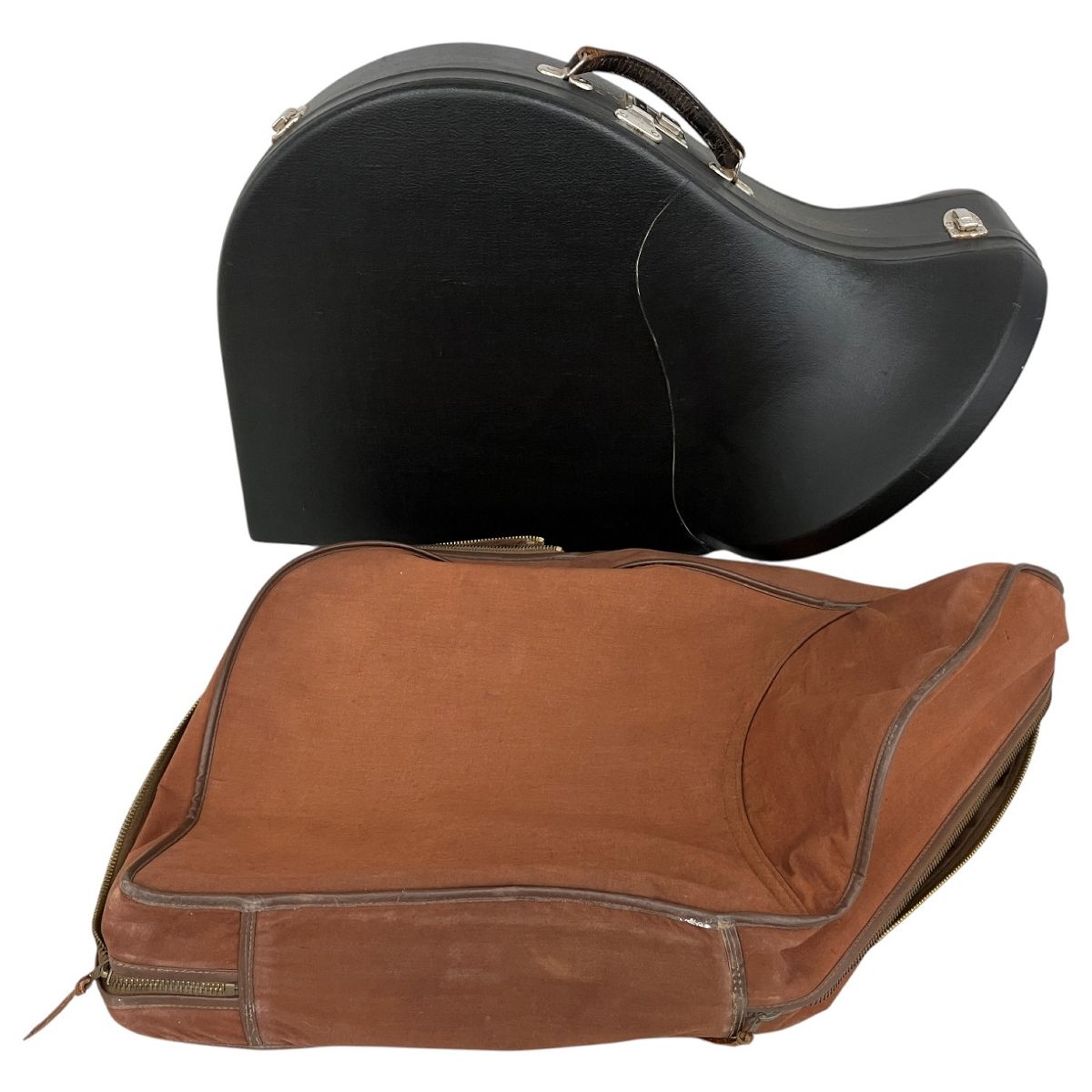 August Knopf Markneukirchen アウグスト クノッフ ダブルホルン ヴィンテージ管楽器 ジャンク K10525920