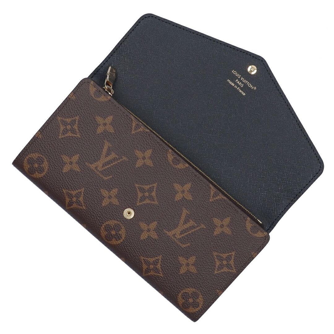 ルイヴィトン LOUIS VUITTON 長財布 フラップ財布 ポルトフォイユ